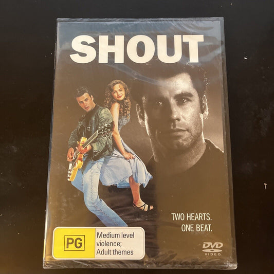 *New Sealed* Shout (DVD, 1991) John Travolta, James Walters, Region 4