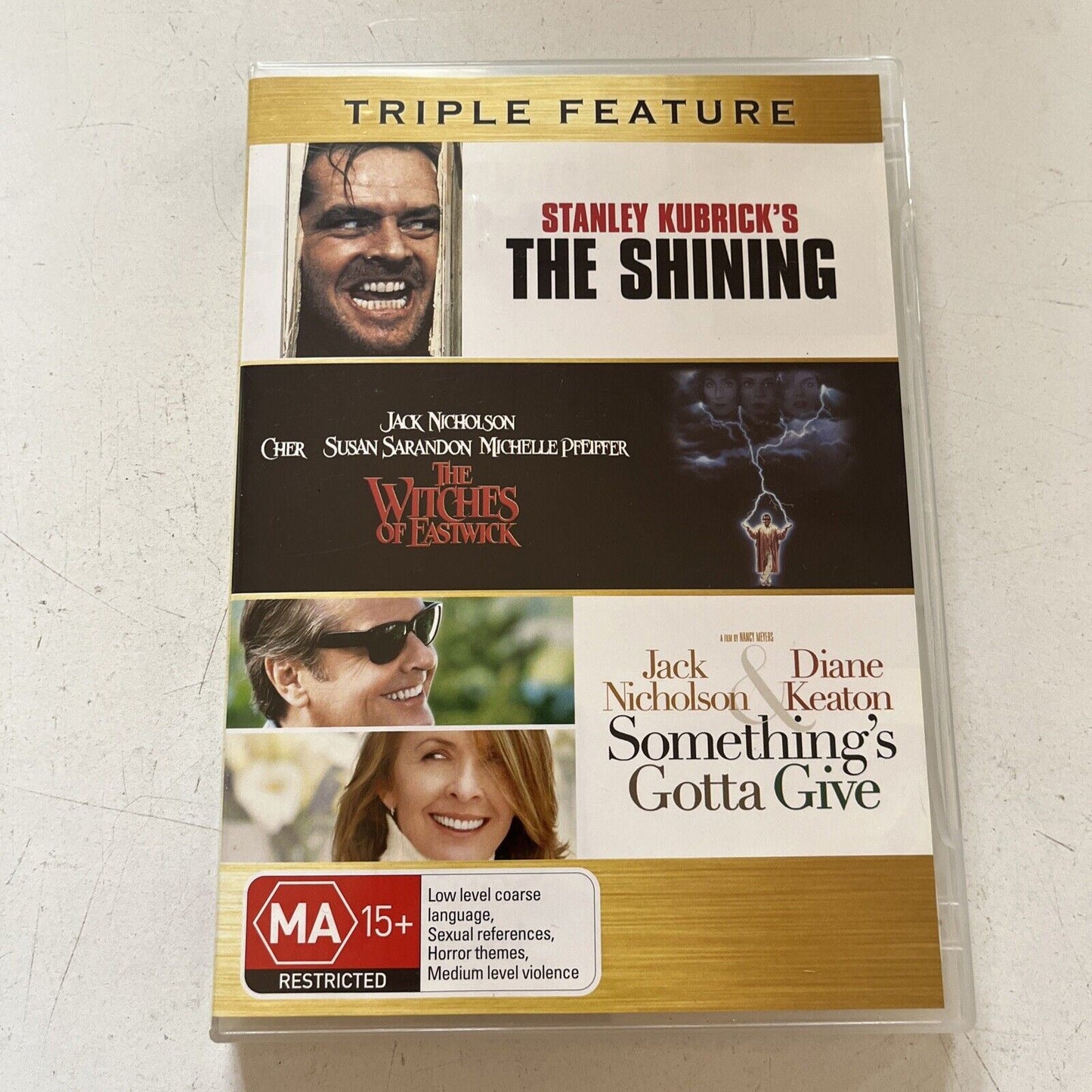 Something's Gotta Give / The Shining / The Witches Of Eastwick (DVD, 2003)