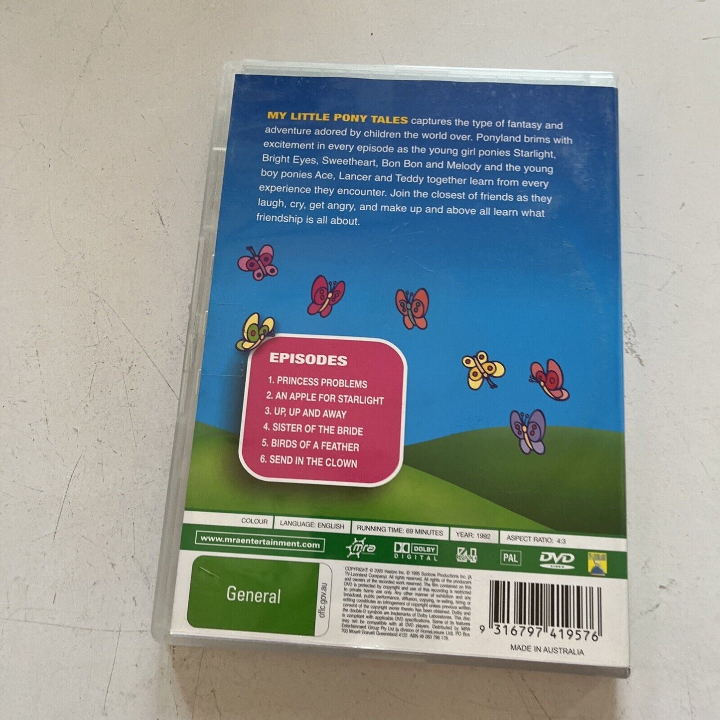 My Little Pony Tales : Vol 3 (DVD, 1992) Region 4