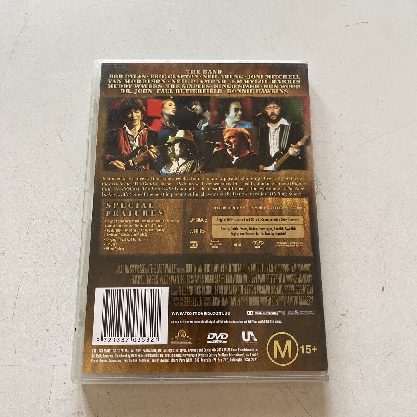 The Last Waltz - Special Edition (DVD, 1978) Eric Clapton, Bob Dylan, Region 4