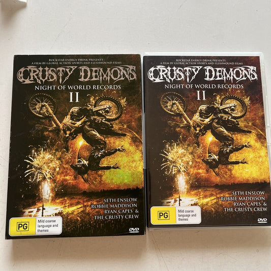 Crusty Demons - Night of World Records 2 II (DVD, 2008) Region 4