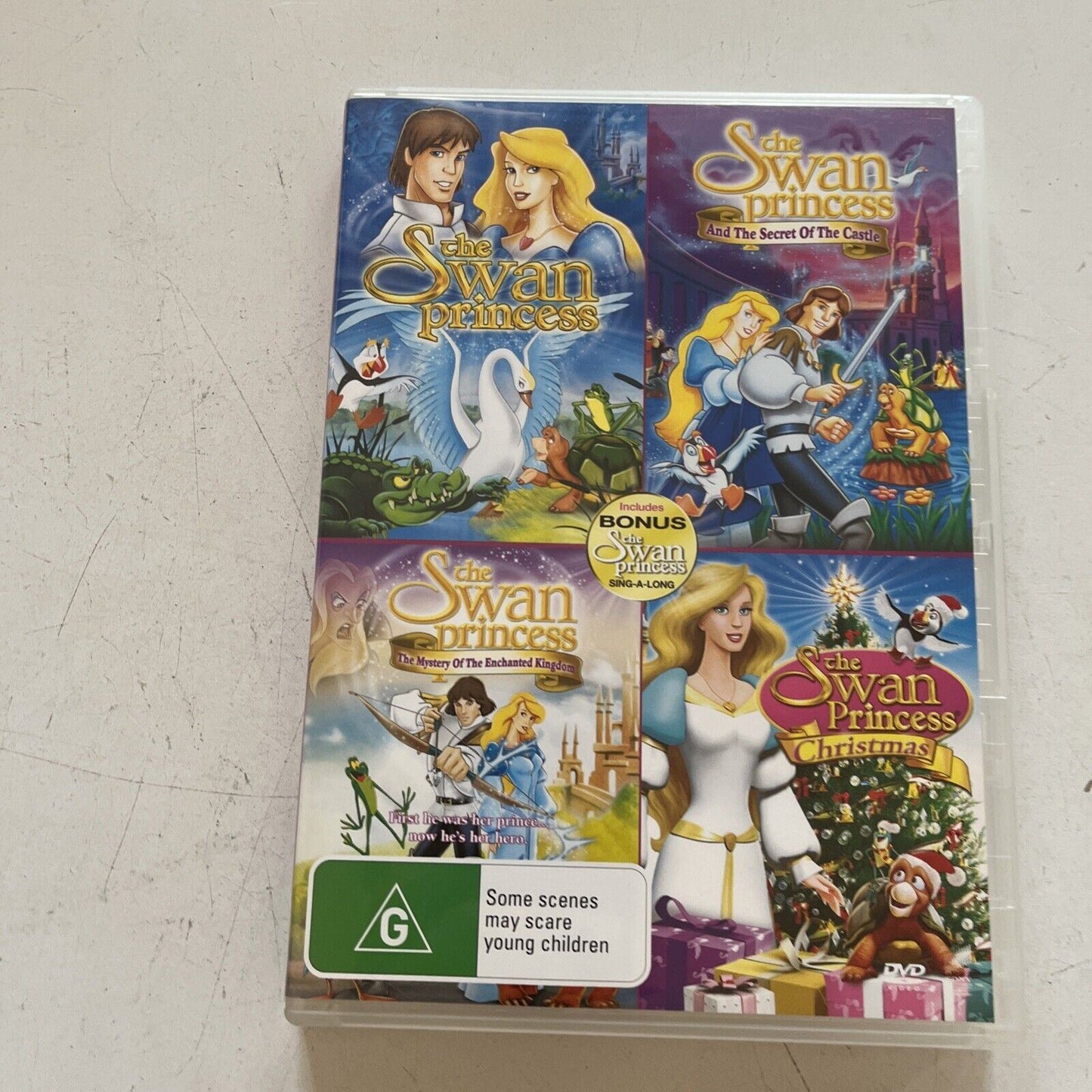 The Swan Princess - 4 Movie Set (DVD, 2012, 4-Disc Set) Region 4