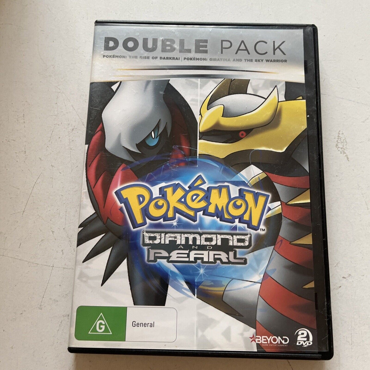 Pokemon Diamond & Pearl Double Pack (DVD, 2015) Darkrai & Giratina Region 4