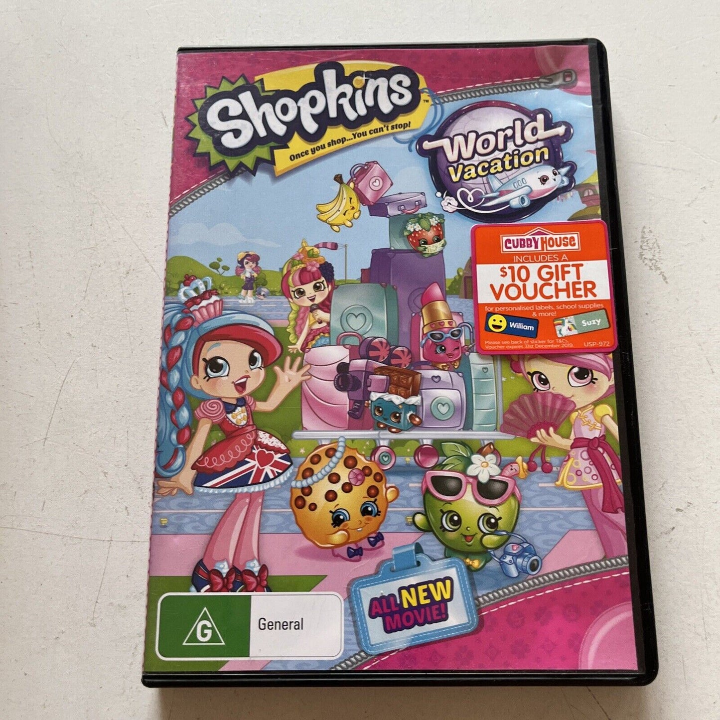 Shopkins - World Vacation (DVD, 2017) Region 4 &2