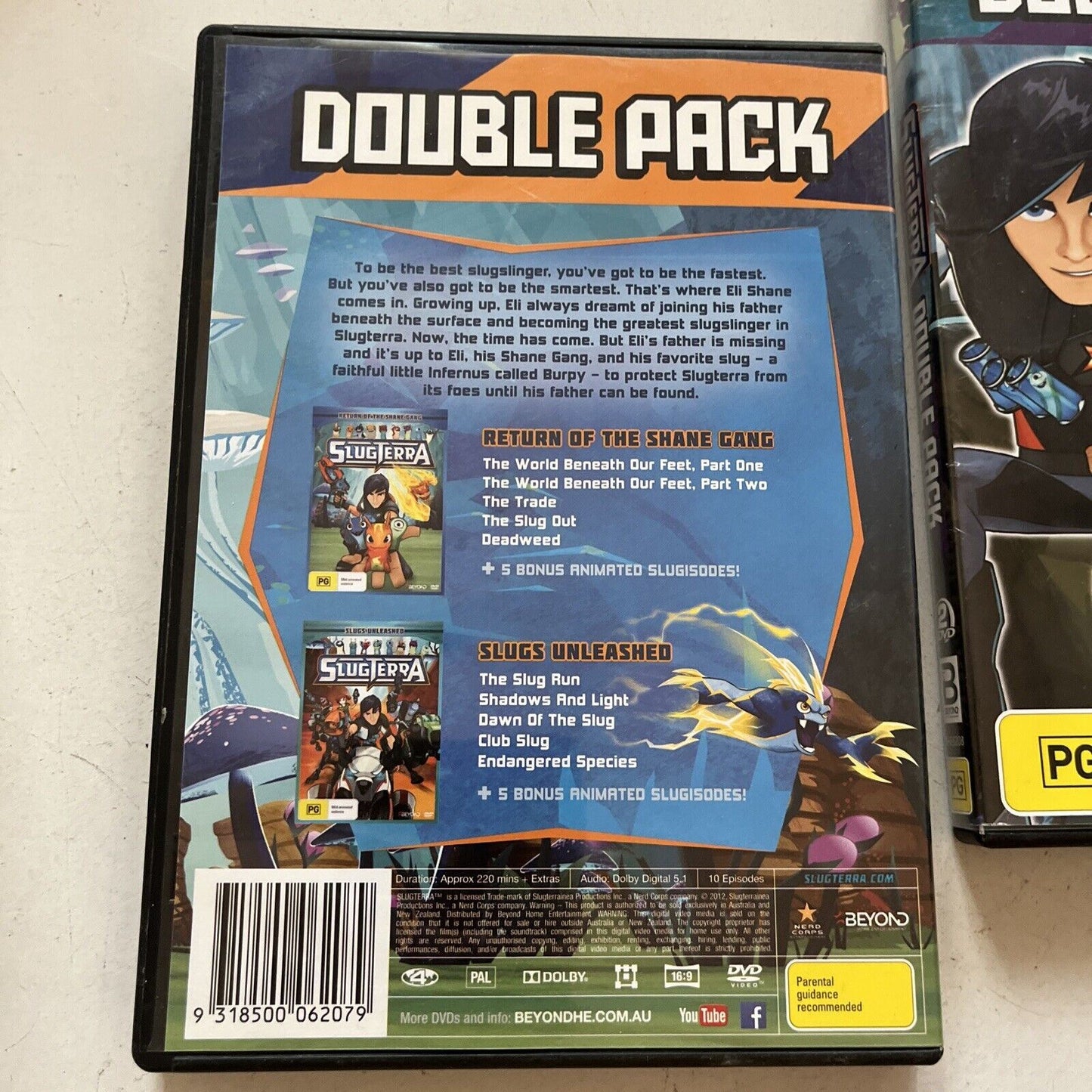 Slugterra Double Pack Bundle 4 Disc set Region 4 DVD