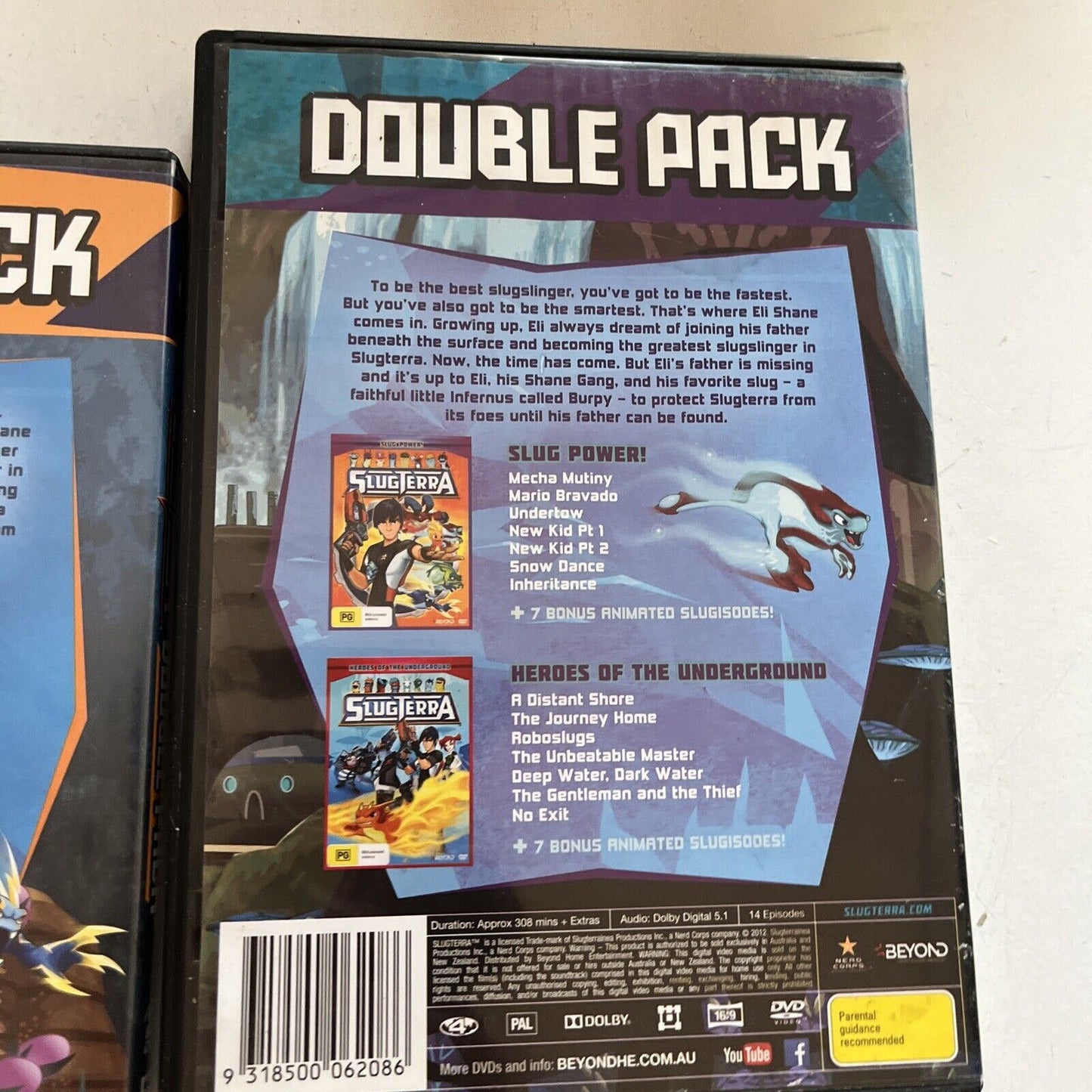 Slugterra Double Pack Bundle 4 Disc set Region 4 DVD
