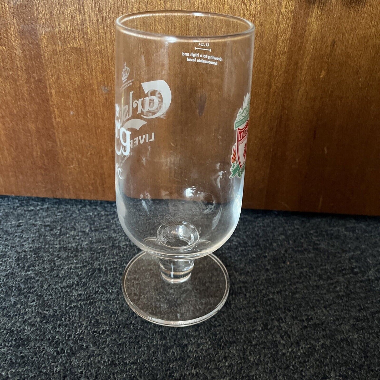 Carlsberg Liverpool Football Club Beer Glass 500mL