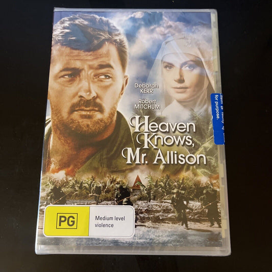*New Sealed* Heaven Knows, Mr. Allison (DVD, 1957) Robert Mitchum, Region 4