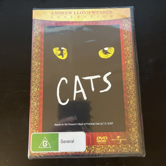 *New Sealed* Andrew Lloyd Webber: Cats (DVD, 1998) Elaine Paige NEW Region 4 &2