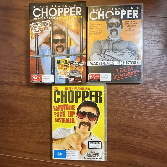 Heath Fanklin's Chopper - Double DVD Set (DVD, 2-Disc) Region 4