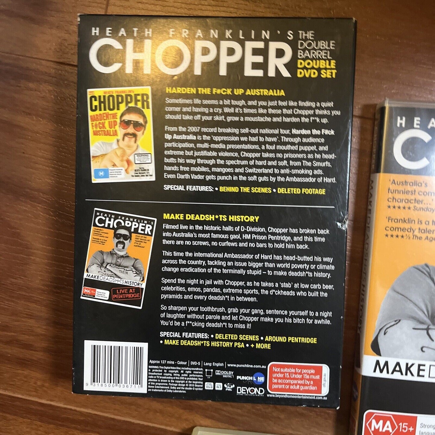 Heath Fanklin's Chopper - Double DVD Set (DVD, 2-Disc) Region 4