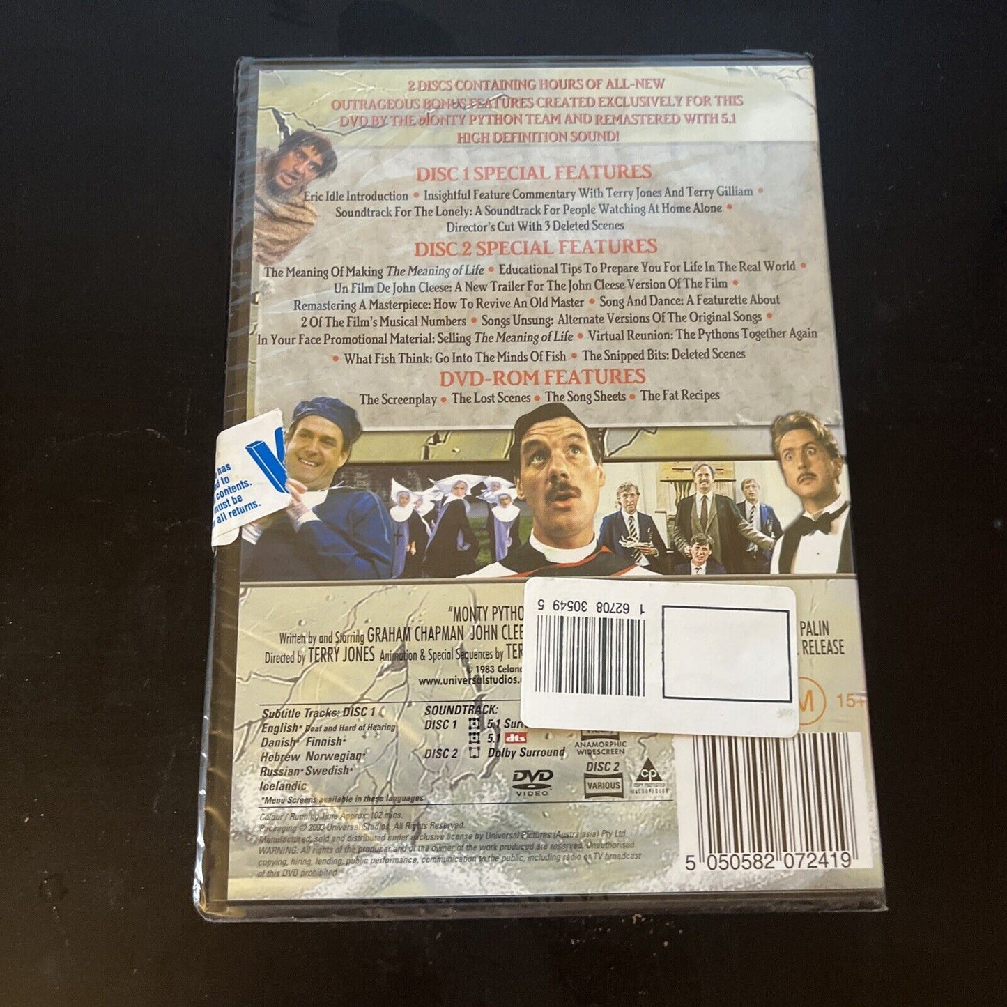 *New Sealed* Monty Python's The Meaning Of Life - Special Ed (DVD, 1983) Region4