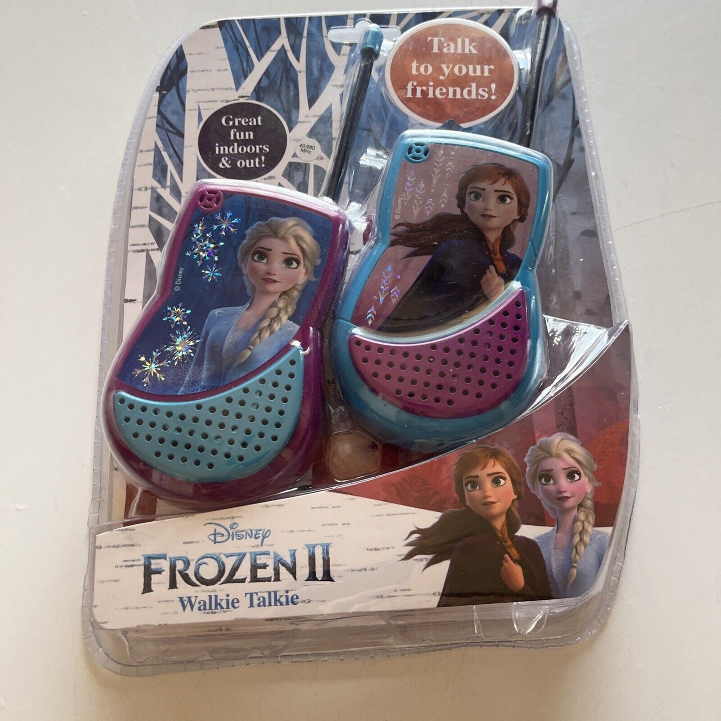 *New Sealed* Disney Frozen 2 Kids Walkie Talkie 5y+ 2-Way Radio Game Children