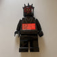 Lego Star Wars Darth Maul Minifigure Clock 2012 9" 9005596