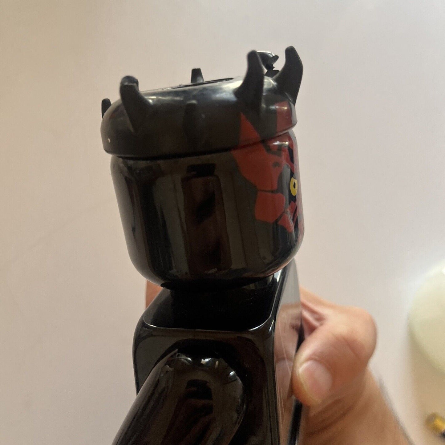 Lego Star Wars Darth Maul Minifigure Clock 2012 9" 9005596