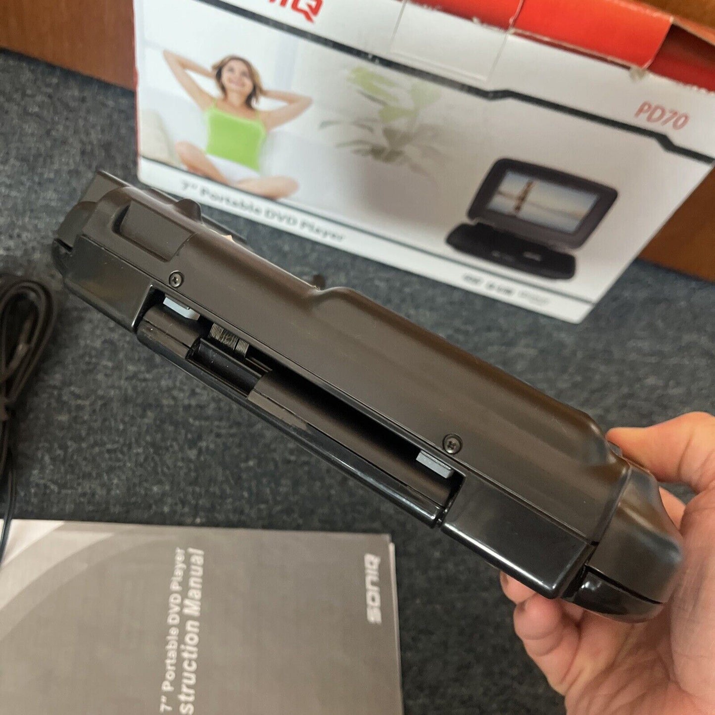 Sonic 7" Portable DVD Player PD70