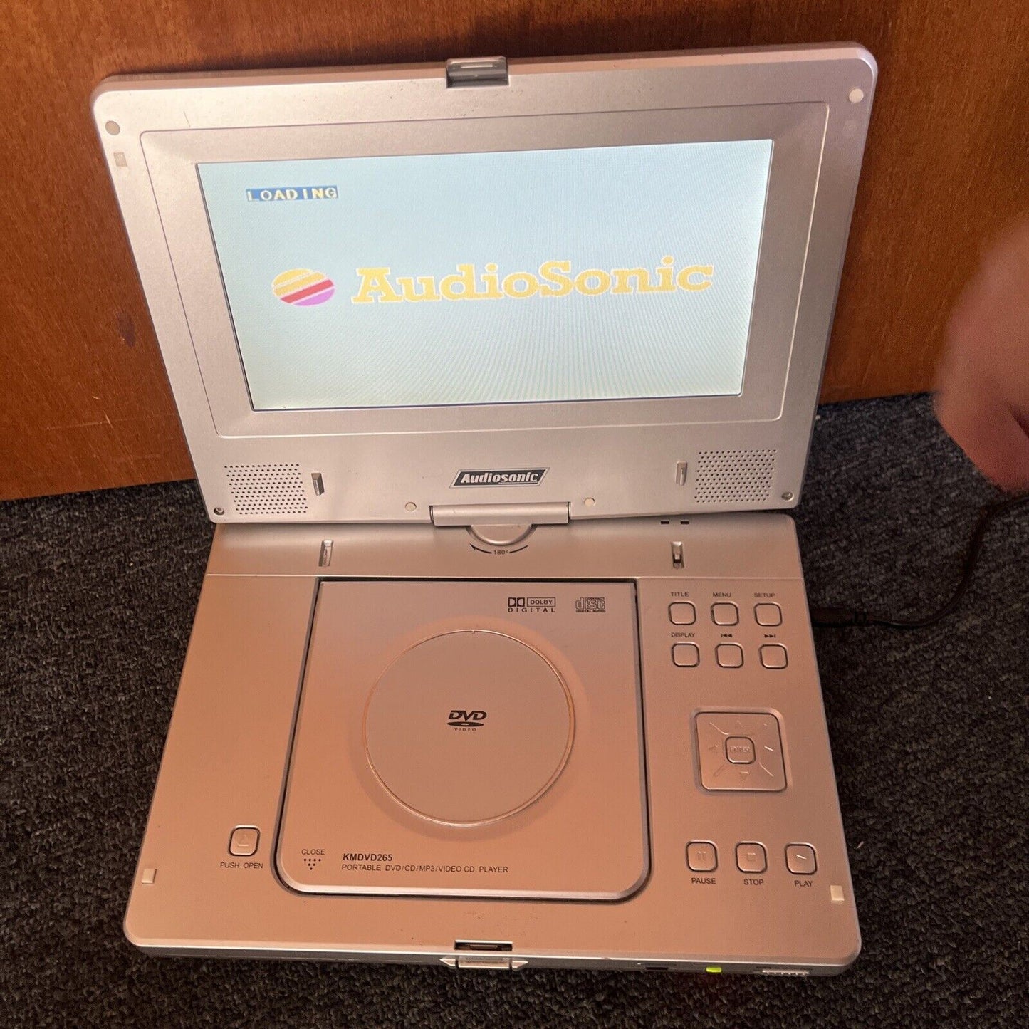 Audiosonic 9" Portable DVD Player KMDVD265