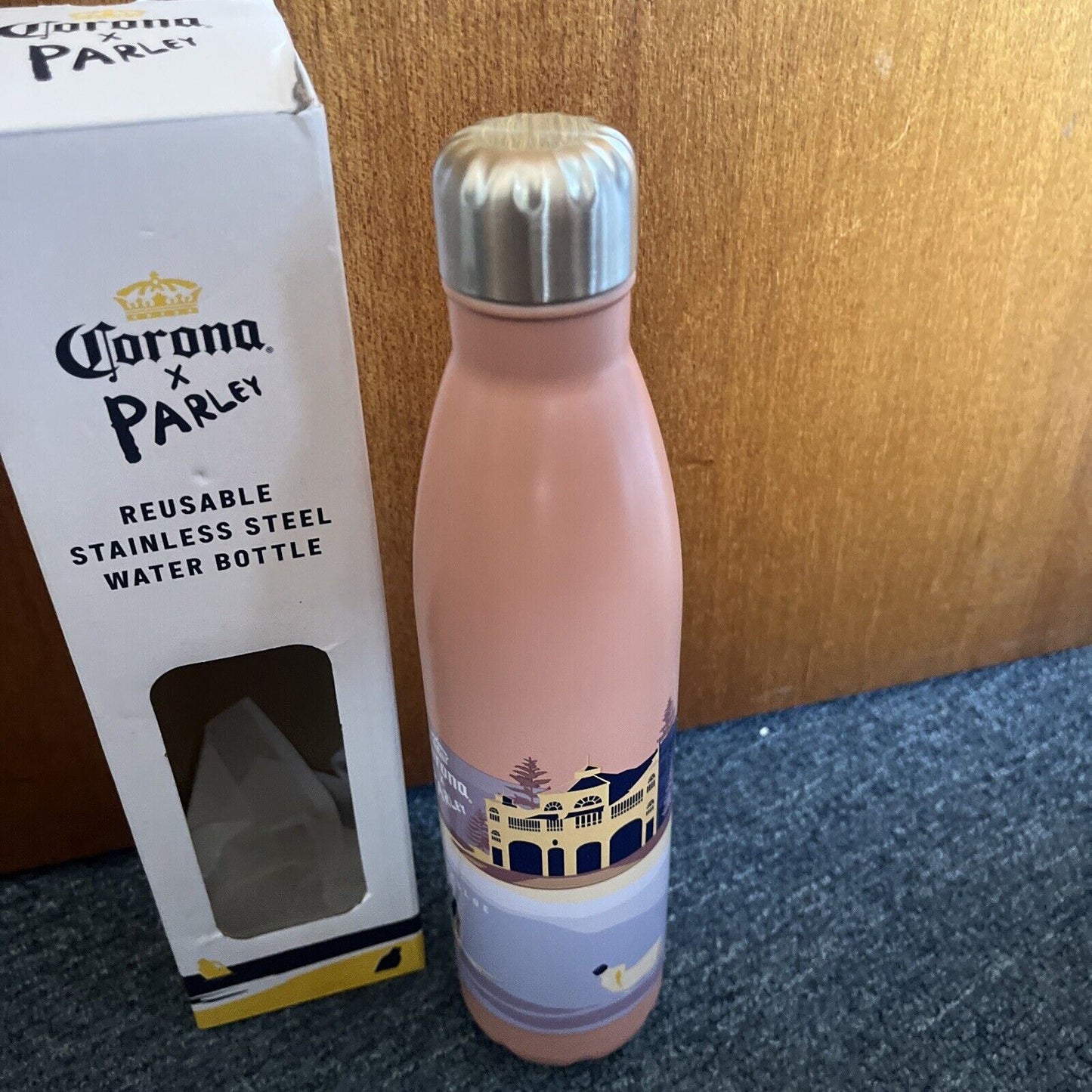 Corona Parley Reusable Stainless Steel Water Bottle 600mL