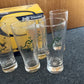6x Australian Rugby Wallabies Beer Glasses