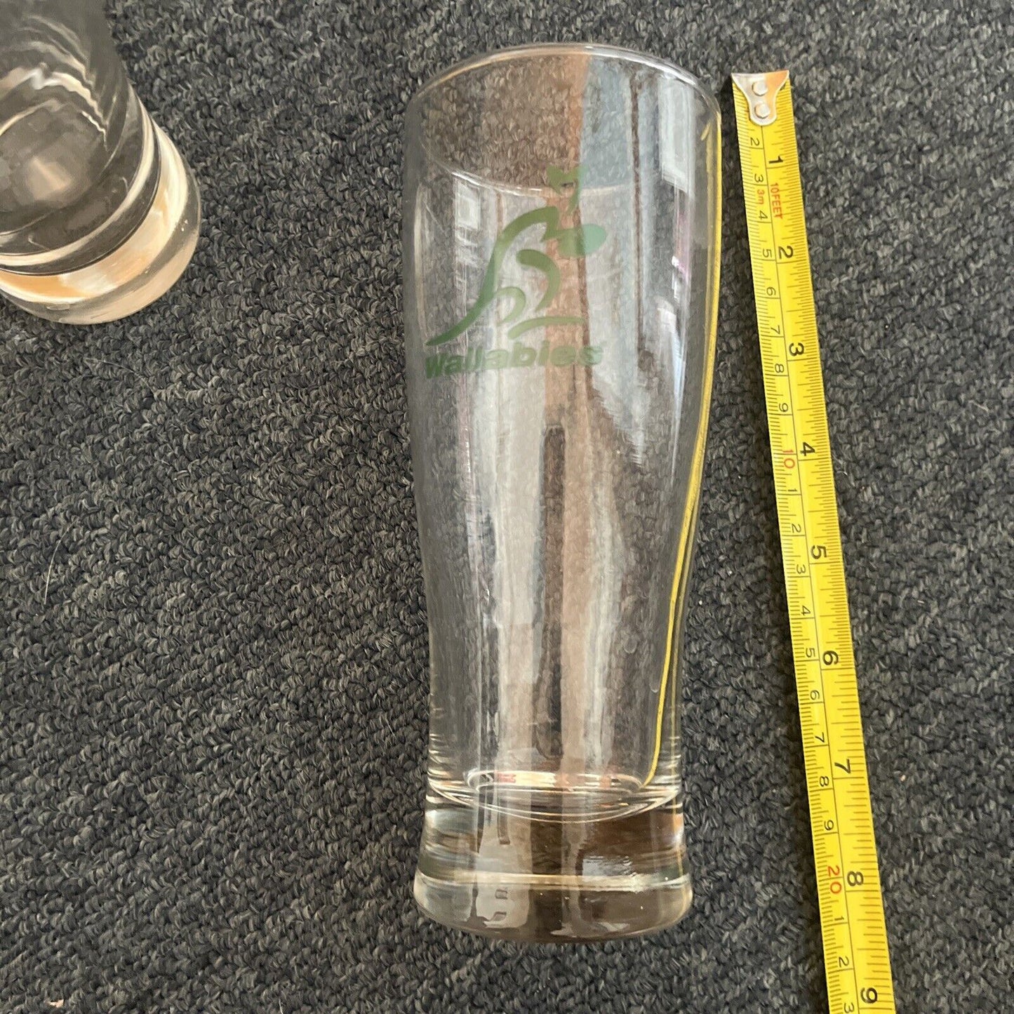 6x Australian Rugby Wallabies Beer Glasses