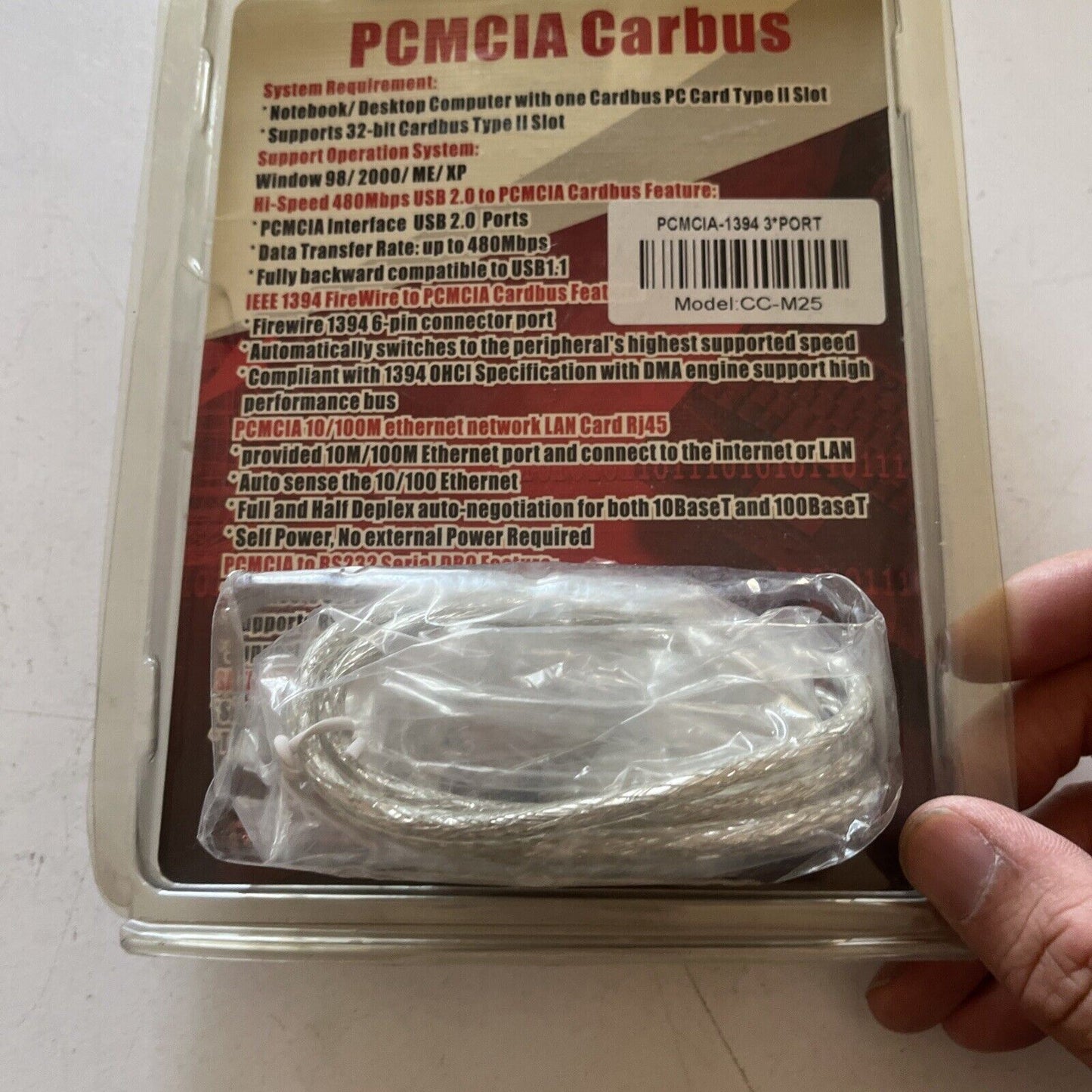 *New* Ritmo PCMCIA Card 3 Ports IEEE 1394