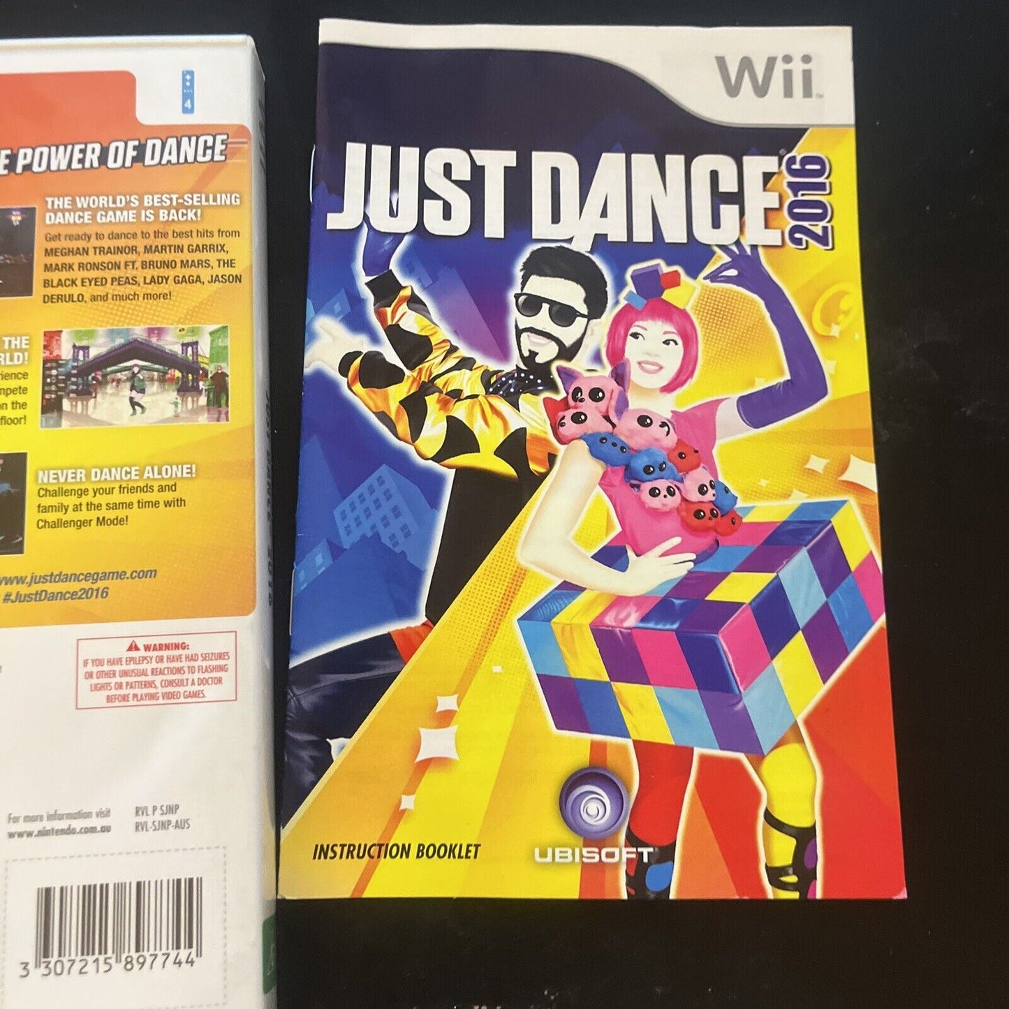 Just Dance 2015 & 2016 Nintendo Wii & Wii-U PAL With Manual