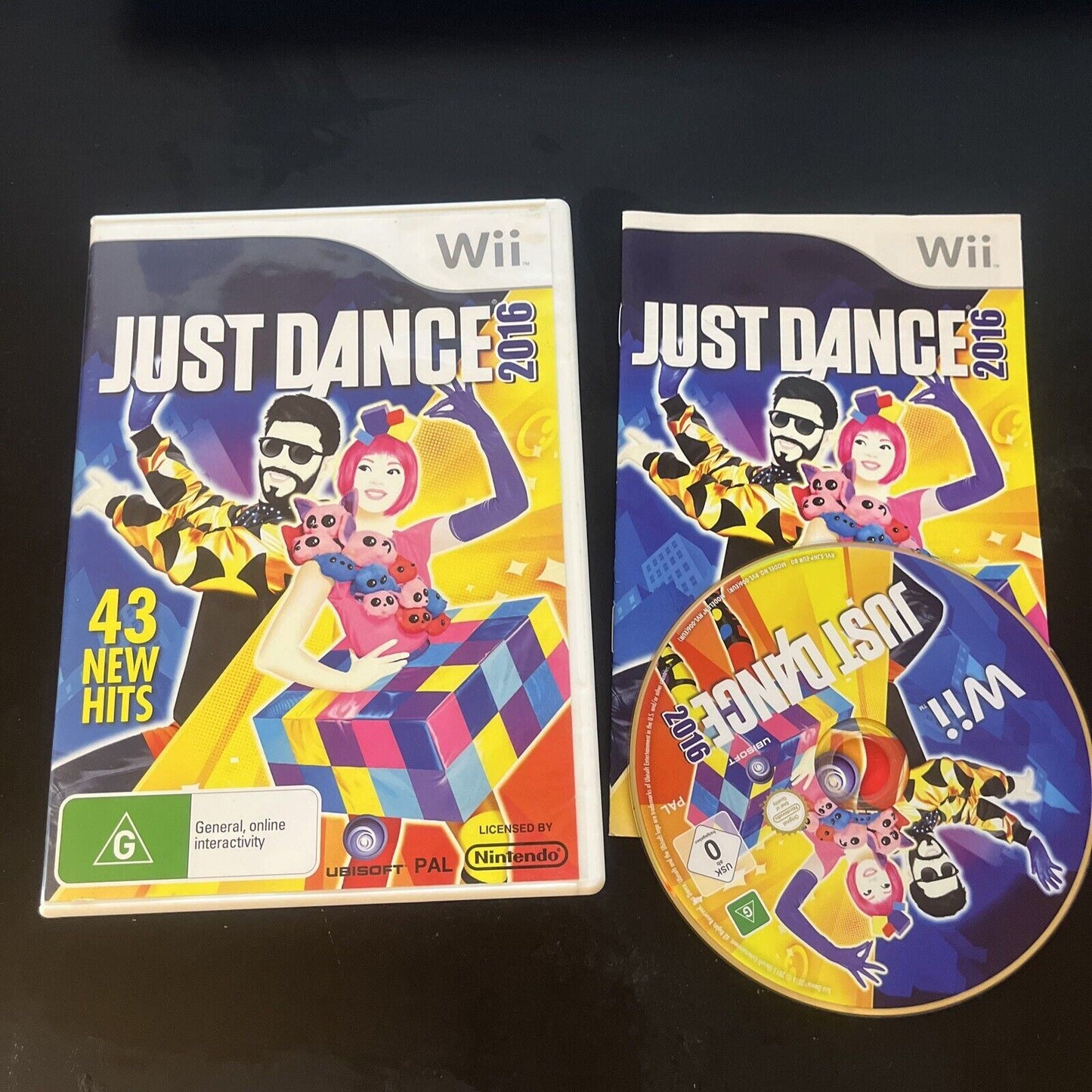 Just Dance 2015 & 2016 Nintendo Wii & Wii-U PAL With Manual