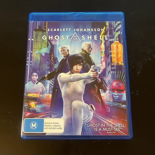 Ghost In The Shell (Blu-ray, 2017) Scarlett Johansson, Pilou Asbaek, Region B