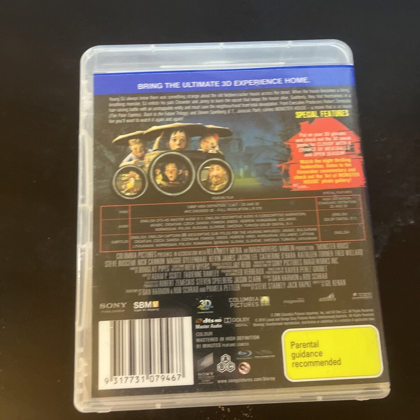 Monster House 3D (Blu-ray 3D, 2006) Steve Buscemi, Maggie Gyllenhaal All Regions