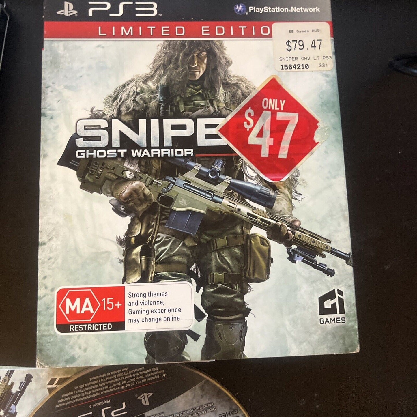 Sniper 2: Ghost Warrior - Limited Edition Steelbook Sony PS3 With Manual