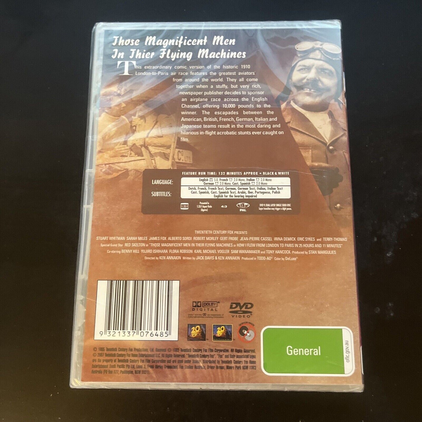 *New Sealed* Those Magnificent Men in their Flying Machines (DVD, 1965) Region 4