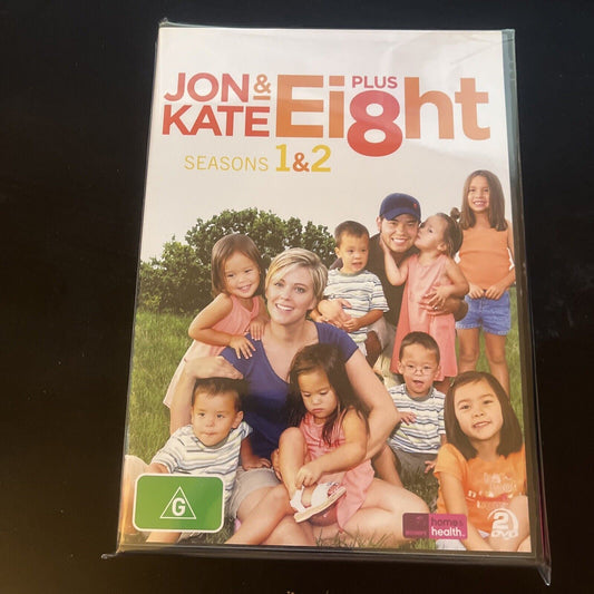 Jon & Kate Plus Eight : Season 1 & 2 (DVD, 2007, 2-Disc) NEW Region 4