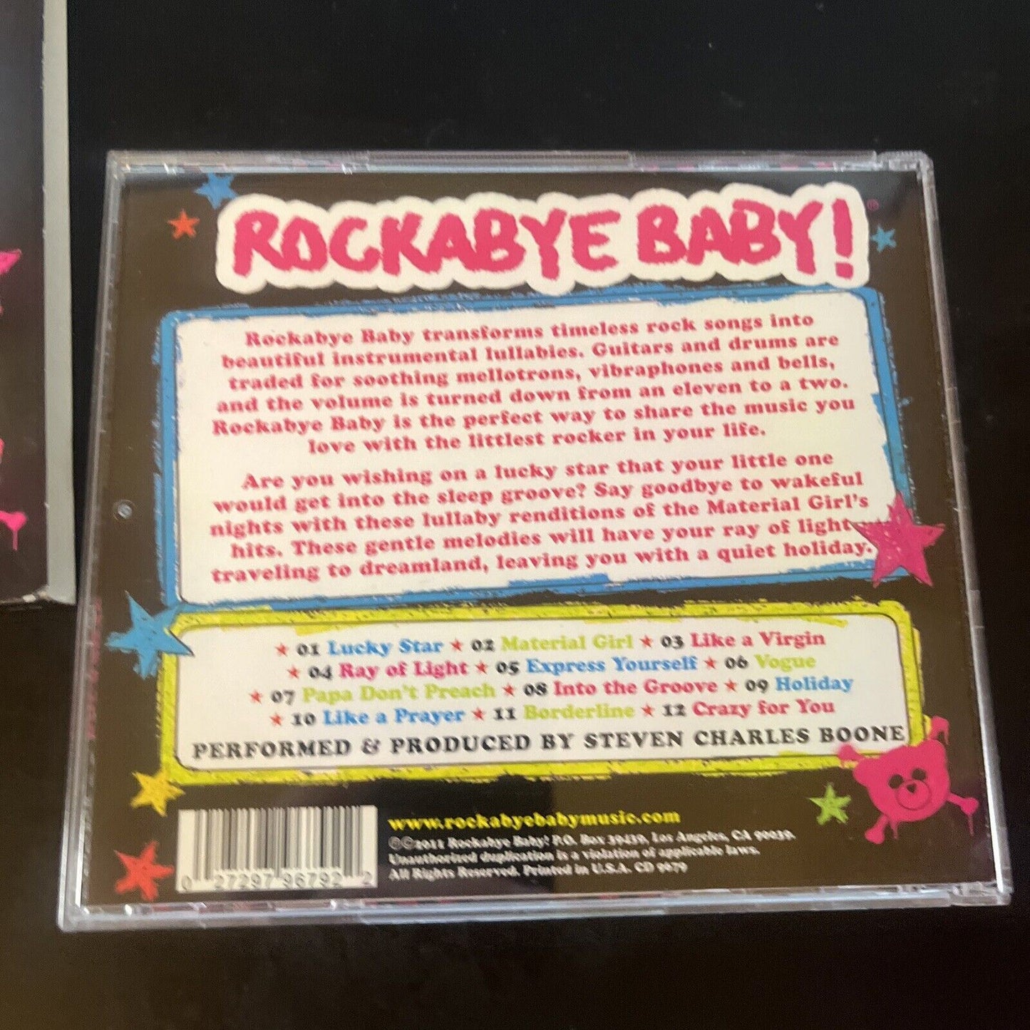 Rockabye Baby! Lullaby Renditions of Madonna by Various Artists (CD, 2011)