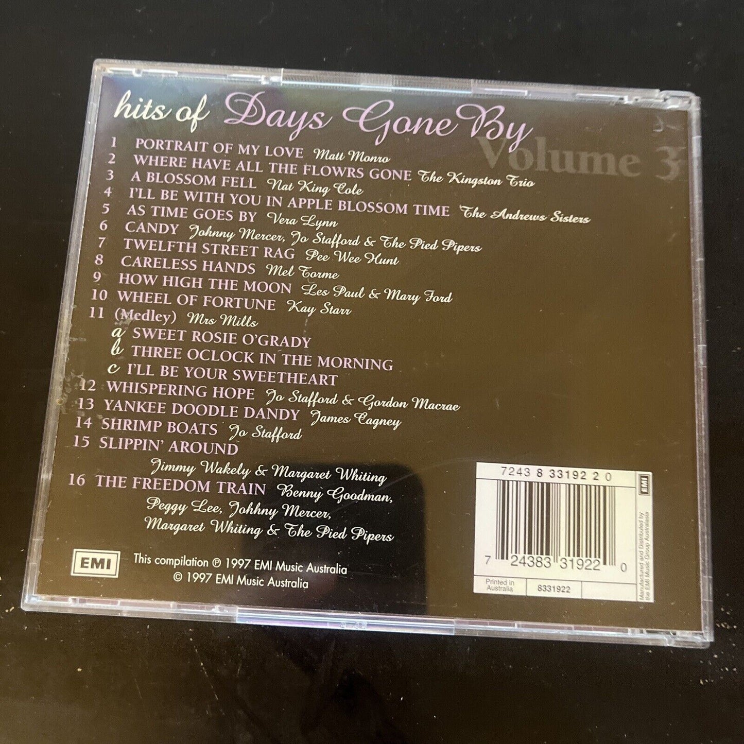 Hits Of Days Gone By - Vol 3 (CD, 1997)