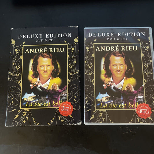 ANDRE RIEU - La Vie Est Belle Deluxe Edition (DVD & CD, 2008) All Regions