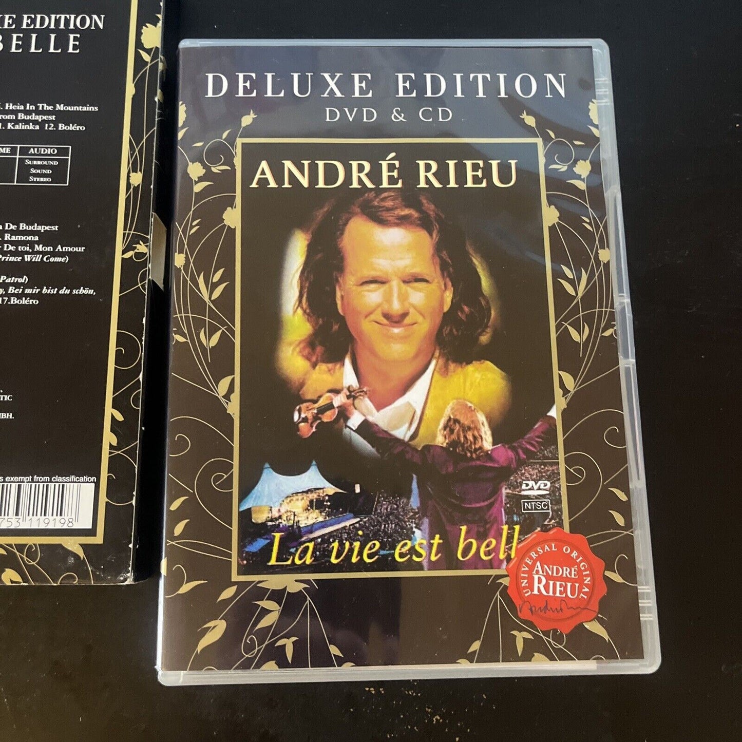 ANDRE RIEU - La Vie Est Belle Deluxe Edition (DVD & CD, 2008) All Regions