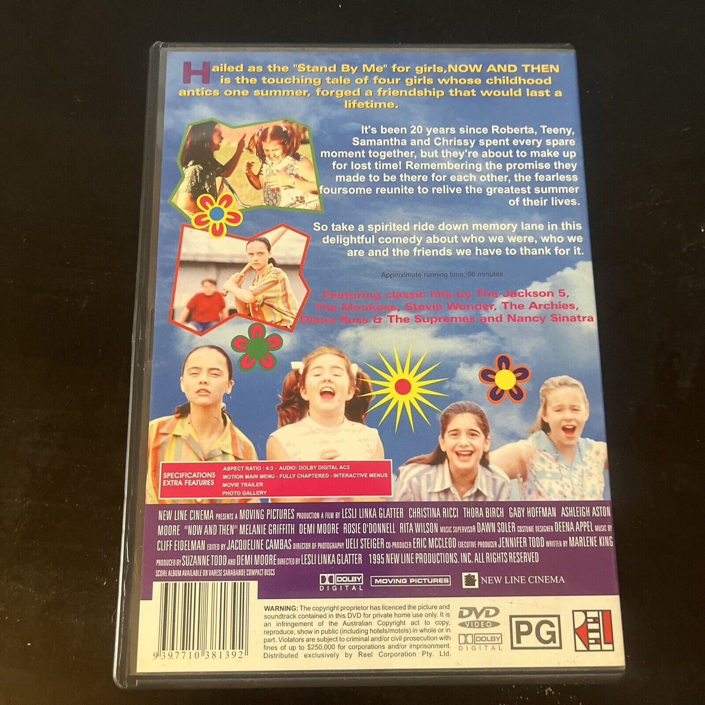 Now And Then (DVD, 1995) Melanie Griffith, Demi Moore, Rosie O'Donnell Region 4