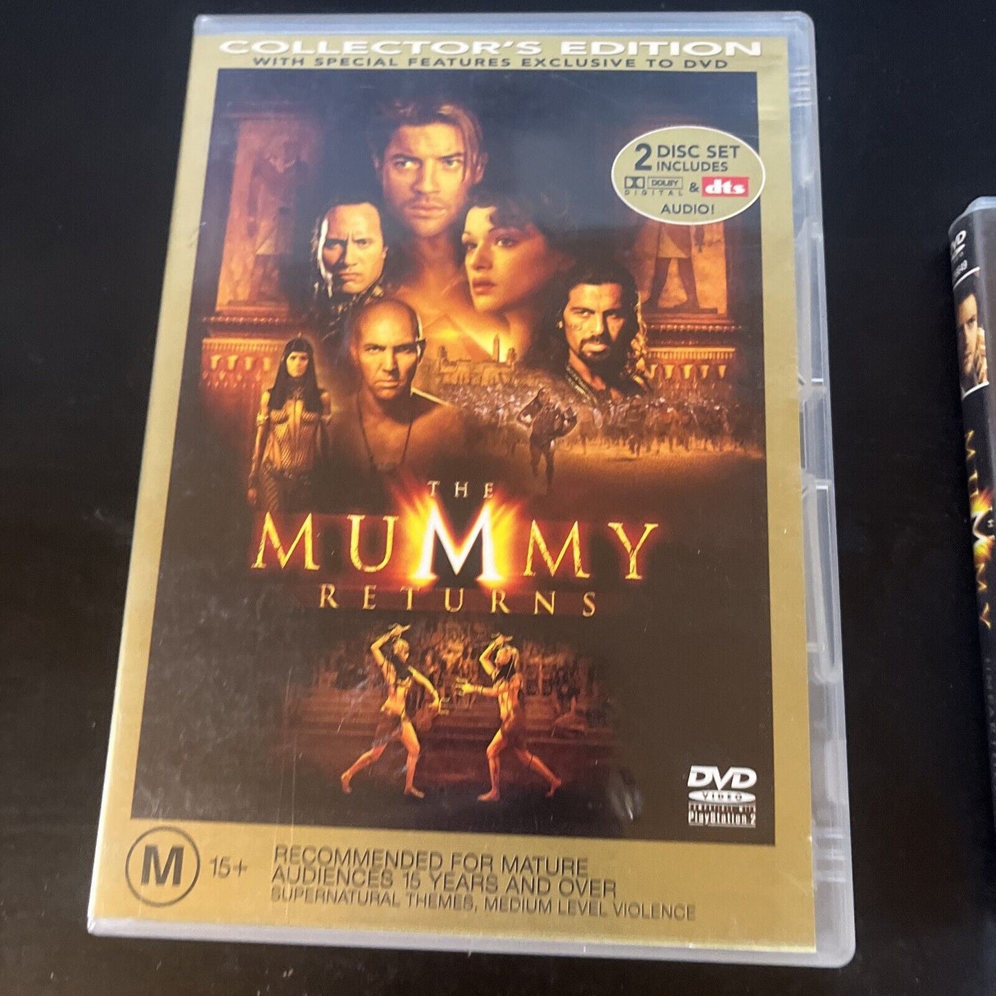 The Mummy / The Mummy Returns (DVD, 2001, 3-Disc) Brendan Fraser Region 4
