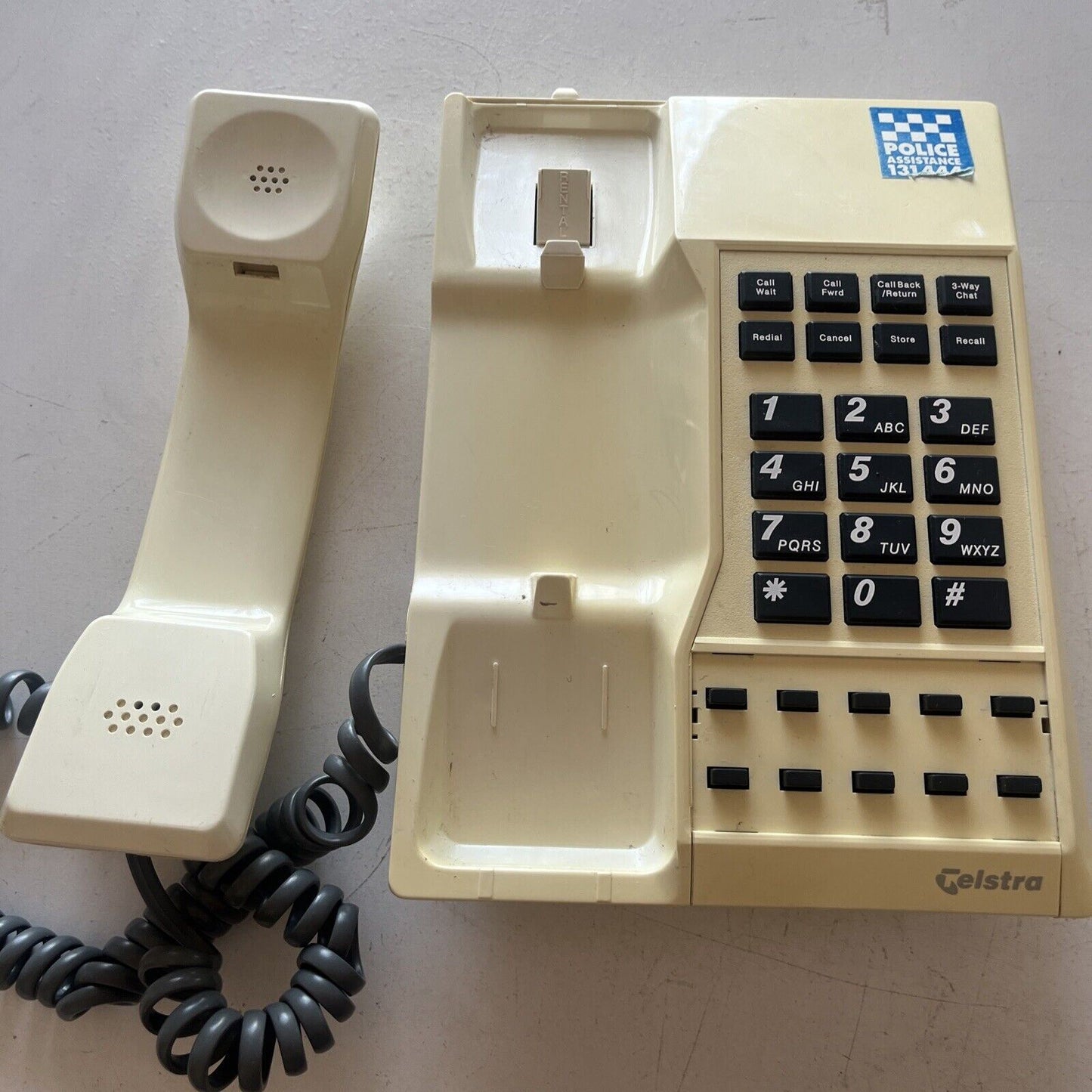Telstra TF400C Landline Corded Telephone with Wall Mount NBN Compatible