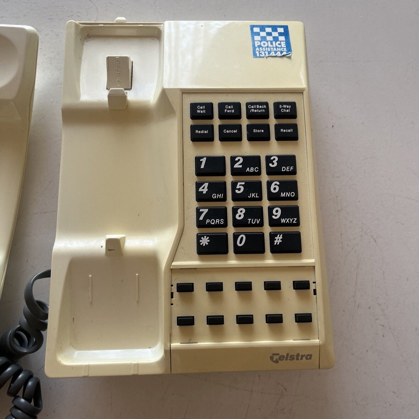 Telstra TF400C Landline Corded Telephone with Wall Mount NBN Compatible