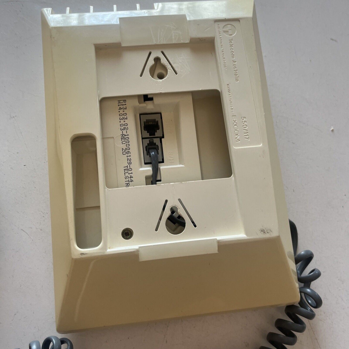 Telstra TF400C Landline Corded Telephone with Wall Mount NBN Compatible
