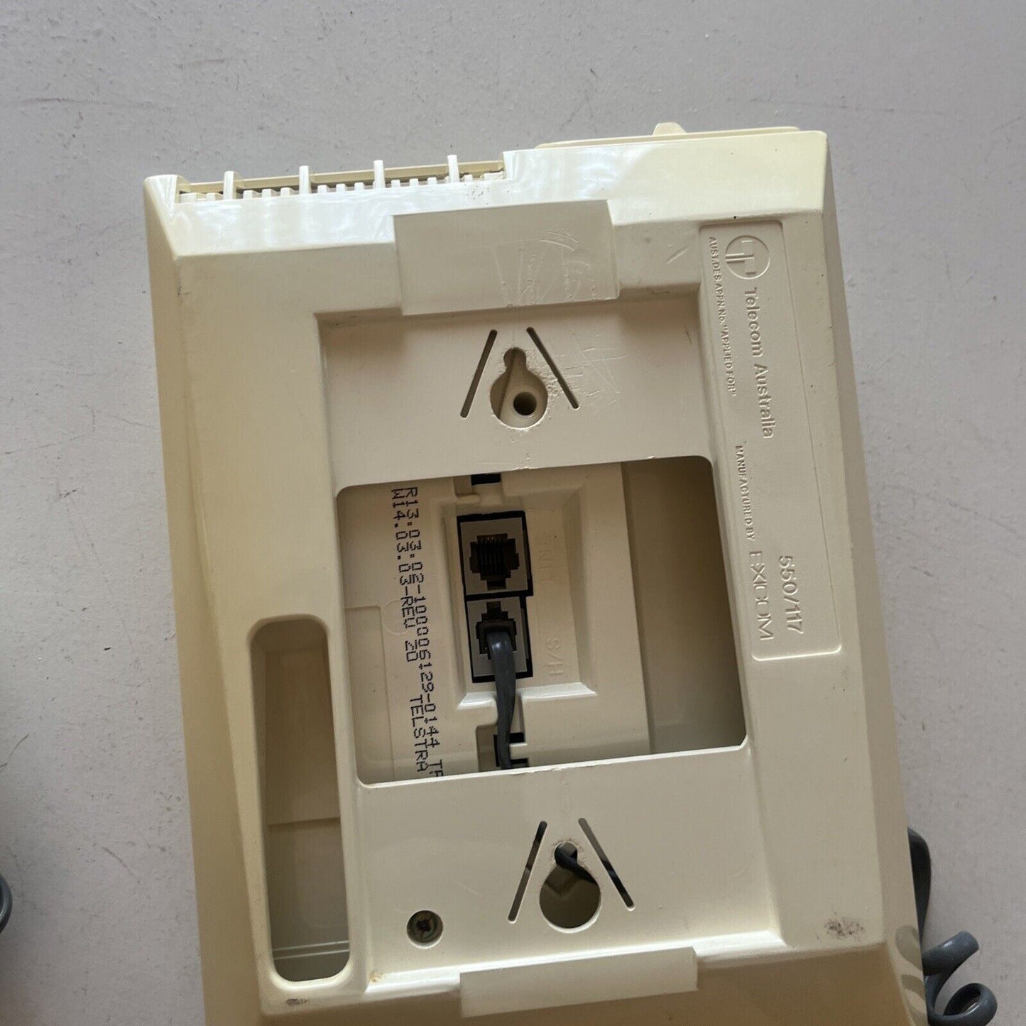 Telstra TF400C Landline Corded Telephone with Wall Mount NBN Compatible
