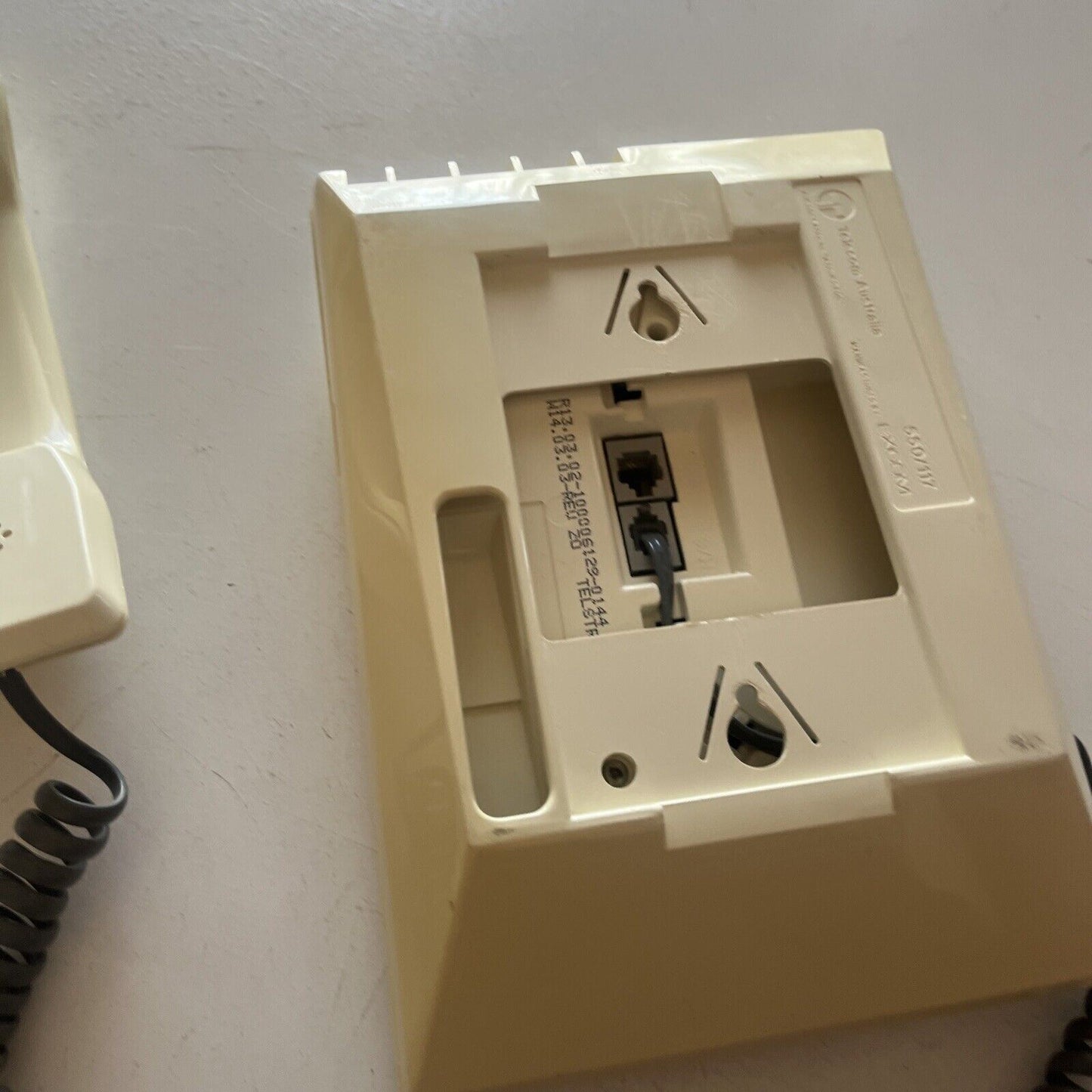 Telstra TF400C Landline Corded Telephone with Wall Mount NBN Compatible