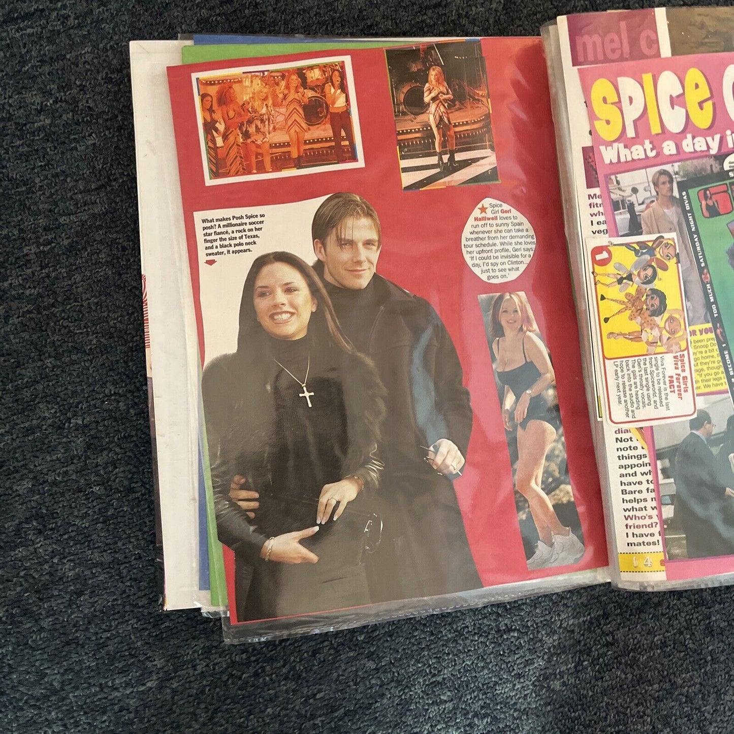 Spice Girls Folder with Newspaper & Magazines Clippings of Spice Girls 1997