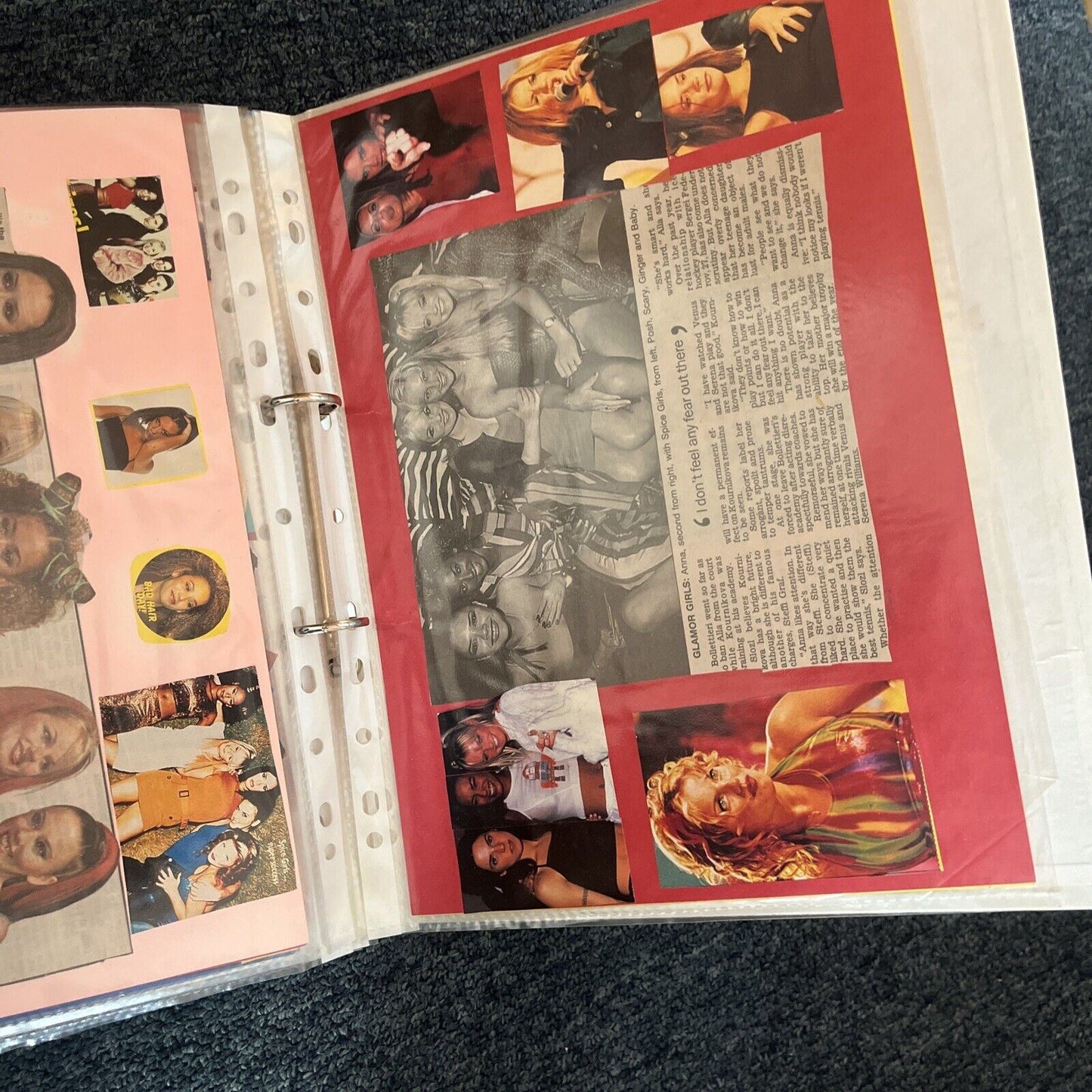 Spice Girls Folder with Newspaper & Magazines Clippings of Spice Girls 1997