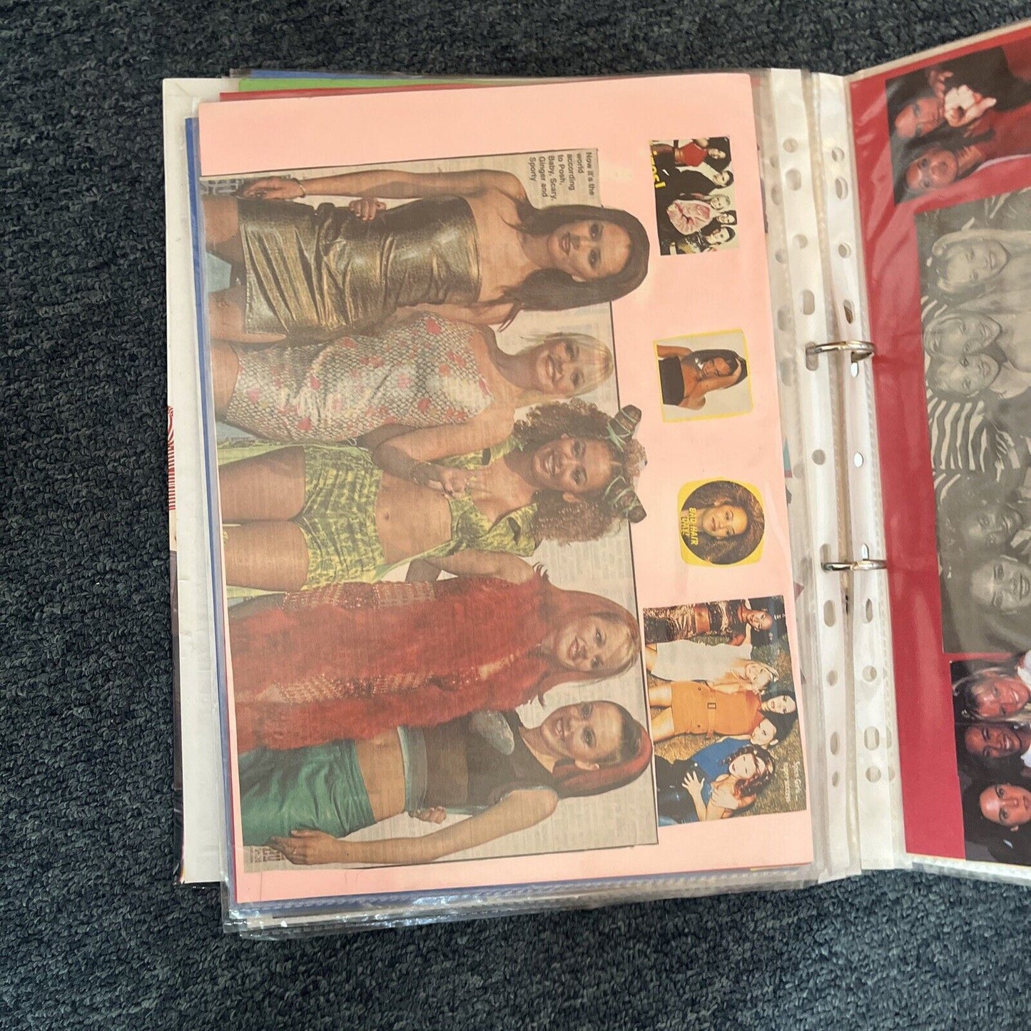 Spice Girls Folder with Newspaper & Magazines Clippings of Spice Girls 1997