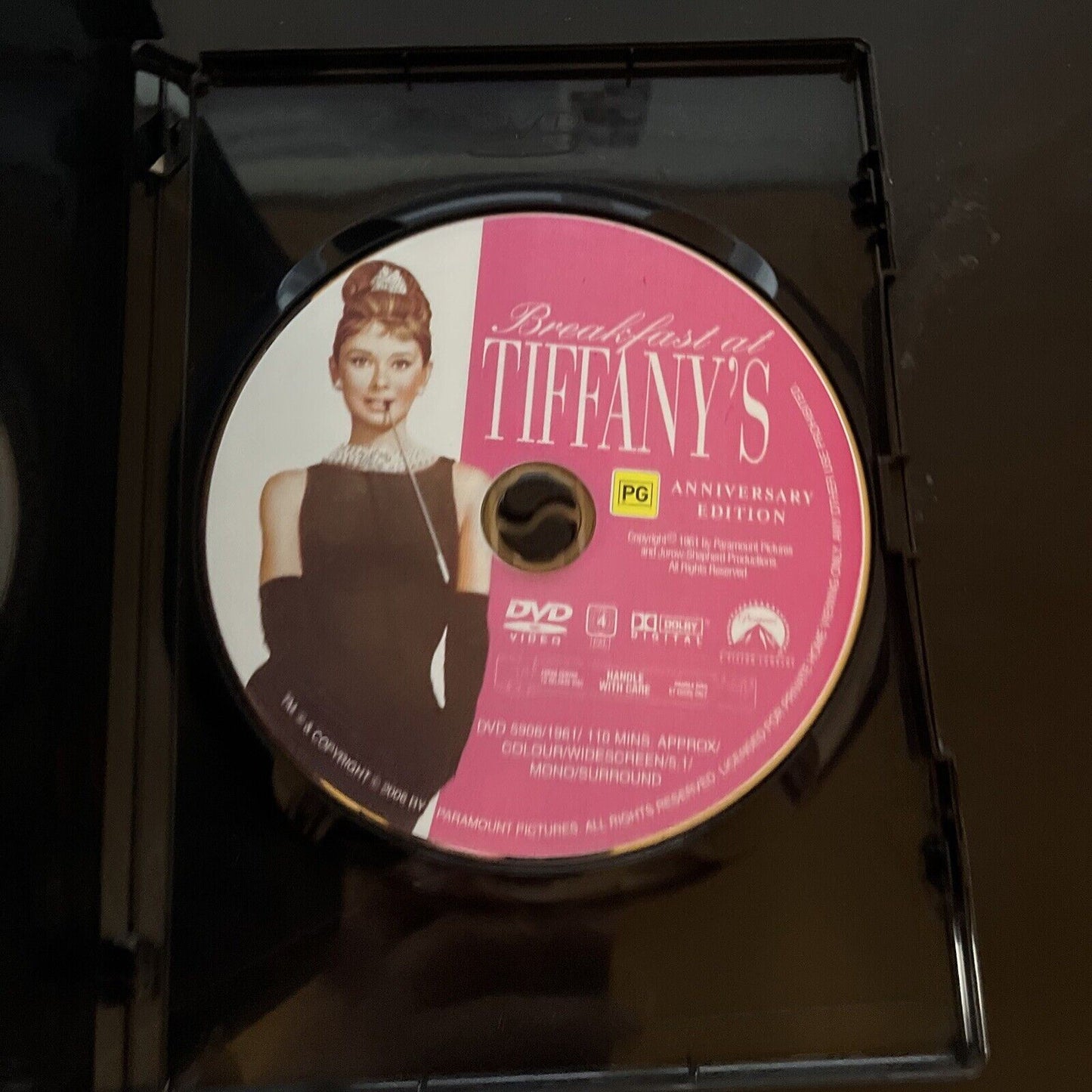 Breakfast At Tiffany's (Anniversary Edition, DVD, 1961) Region 4