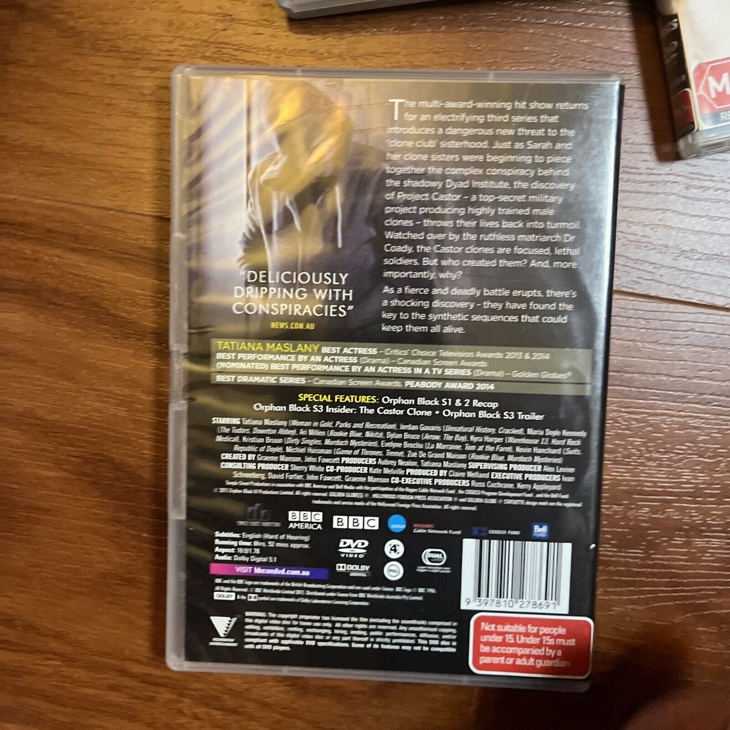 Orphan Black - Series 1,2,3 (DVD, 2013, 9-Disc) Region 4