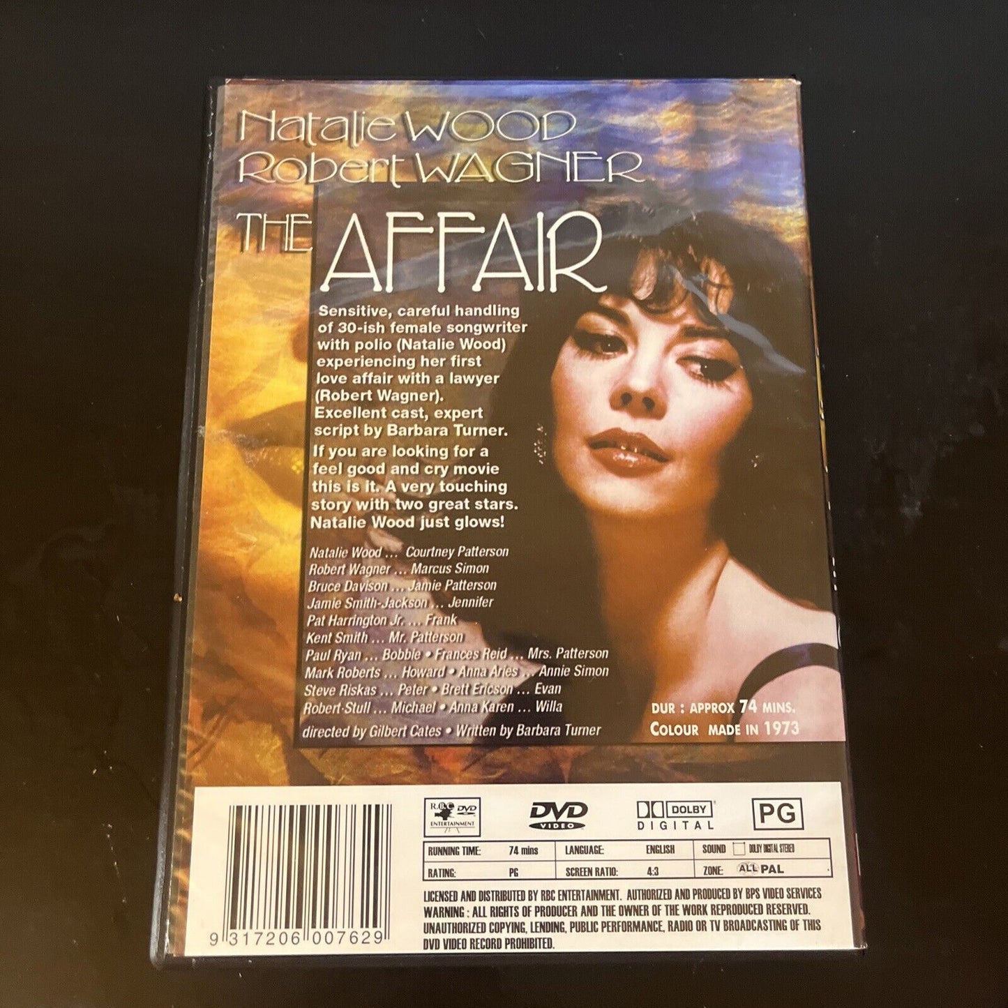 The Affair (DVD, 1973)  Natalie Wood, Robert Wagner All Regions