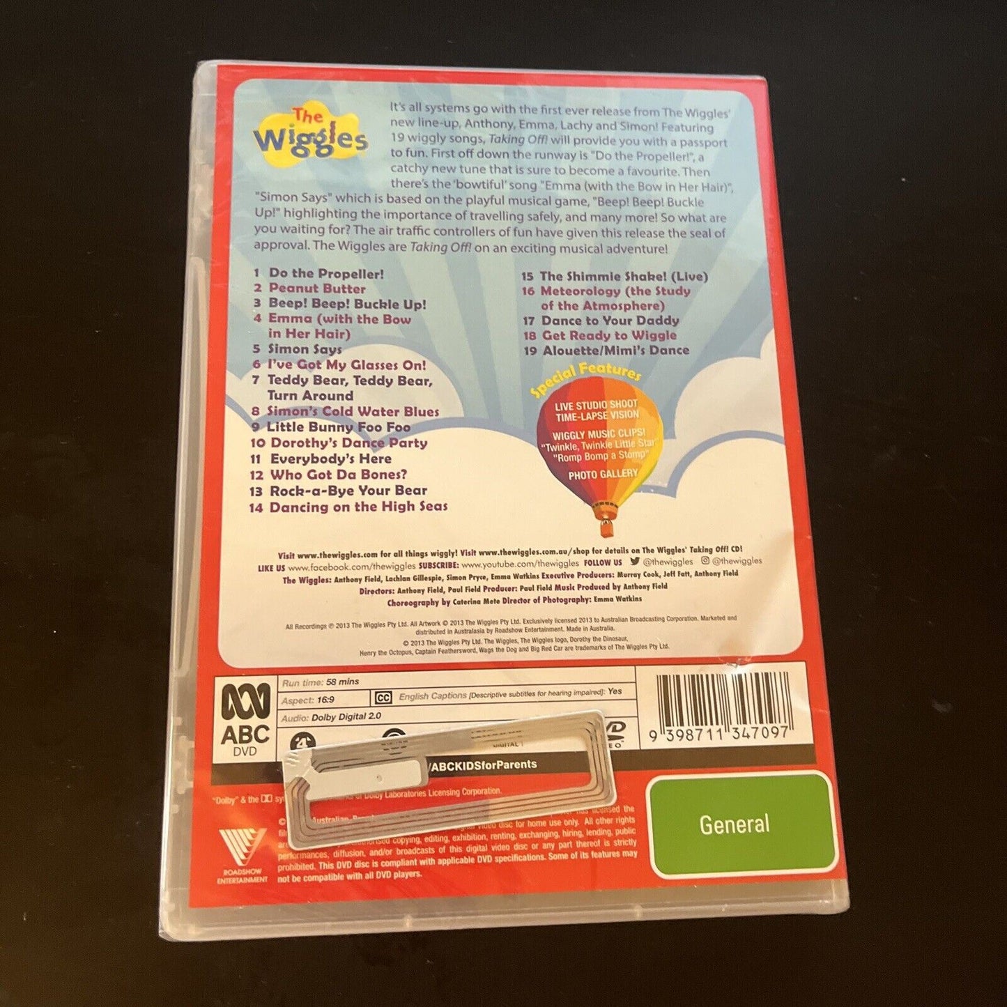 *New Sealed* The Wiggles - Taking Off! (DVD, 2012) Region 4